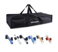 31.5" Foldable Extra Large Sports Duffel Bag For Track Starting Blocks - Waterproof Oxford, Black - with Zippers & Handles - Portable Track Bag, Foldable Gym Bags, Carry Bag for track and field
