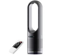31.5" Tower Fan with Remote,Bladeless Purification Fan,8-Speed Wind,8H Timer,80° Swing