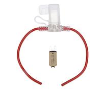 31.5cm Car Holder 12AWG Inline Holder with Manual Reset 5A, TPE+PVC Protective Cover for RV Yacht Trunk and 12V/24V Vehicle Systems