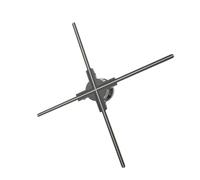 31.5in 80CM Holographic Fan Light Projector Advertising HD Hologram 3D LED Player Wifi Remote Multiple Splicing Vivid Visuals