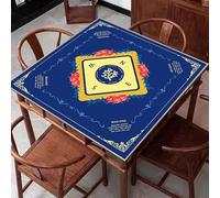 31.5x31.5 Inch Mahjong Mat,Non-Slip Wear-Resistant Mahjong Table Mat,Non-Slip Noise Reducing Table Cover,Thickened MahjongMat,Foldable TableCover for Mahjon-g/Poker/Board Games