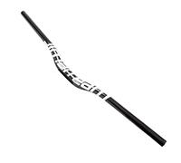31.8mm Carbon Fiber Handlebar Bike BMX Folding 580/600/620/640/660/680/700/720/740/760mm Extra Long Riser Bar(White,600mm)