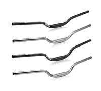 31.8MM Mountain Bike Handlebar, Lightweight Aluminum Alloy Mountain Bicycle Riser Bar Length 800mm Rise 38/55mm MTB Bike Handlebar for AM/DH/XC/FR(Titanium-38mm Rise)