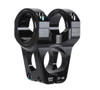 31.8mm Mountain Bike Stem, Aluminum Alloy Short Handlebar Stem, High Strength CNC Craftsmanship, 0 Degree Angle for Road Bike Replacement, Lightweight DIY Upgrade Part (Black)