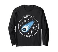 31/Atlas 2025 Space Enthusiasts Futuristic Vibe Science Long Sleeve T-Shirt