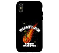 31/Atlas Earth, Hard Pass Funny Alien T-Shirt Sci-Fi Case for iPhone X/XS