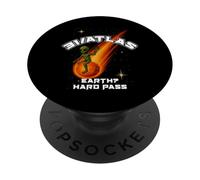 31/Atlas Earth, Hard Pass Funny Alien T-Shirt Sci-Fi PopSockets Adhesive PopGrip