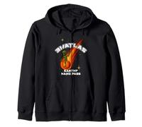 31/Atlas Earth, Hard Pass Funny Alien T-Shirt Sci-Fi Zip Hoodie
