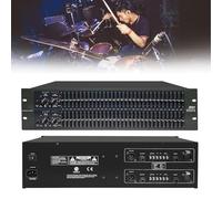 31-Band Audio Digital EQ Equalizer - Dual Channel Graphic Equalizer with Independent Low, Mid, Treble Adjustment for Home, DJ, Club, and Studio Performance