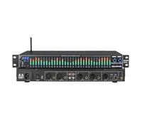 31-Band Digital Equalizer, Audio Spectrum Analyzer, Stereo Equalizers, Low/Mid/Treble Adjustment, Dual Channel Synchronous Control, for Home Reverberator Karaoke