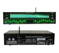 31-Band Digital Equalizer, Digital Audio Stereo Graphic Equalizer with Remote Control and Audio Cable, Automatic Noise Reduction, Noise Reduction, for Recording Studio