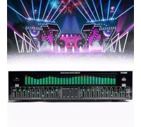 31-Band Digital Equalizer, Stereo Graphic EQ, Music Spectrum Analyzer, Bluetooth 5.4 Optical Coaxial Digital Audio Decoding, Noise Reduction, for Recording Studio、Stage DJ Karaoke Speaker Managemen