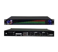 31-Band Digital Equalizer, Stereo Graphic Equalizer EQ, LED Spectrum Display, with Customize 10 Preset Results and Automatic Noise Reduction, for Recording Studio