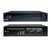 31-Band Digital Equalizer, Stereo Graphic Equalizer EQ, LED Spectrum Display, with Customize 10 Preset Results and Automatic Noise Reduction, for Recording Studio