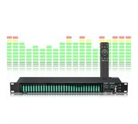 31-band Digital Equalizer, Stereo Graphic Equalizer, Hifi Home EQ Tuning Equalizer, with LCD Display, for Live Applications, Audio Installations and Studio Use