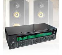 31-Band Digital Equalizer with LED Music Spectrum Analyzer, 12 Rhythm Patterns, Balanced Tuning, Fiber & Coaxial Decoding, Lossless USB Playback for Stage Performance