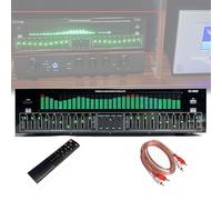 31-Band Digital Equalizer with Remote & Audio Cable - Enhance Home & Studio Sound with 12 Rhythm Patterns for Ultimate Audio Experience