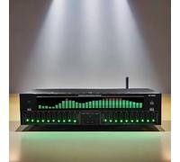 31-Band Digital Graphic Equalizer with Bluetooth 5.4, Optical Coaxial Input, Noise Reduction, for Home, Studio, Concert, and Karaoke