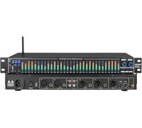 31-Band Digital Stereo Equalizer - Audio Spectrum Analyzer, Dual-Channel Control, Bluetooth 5.2, Low/Mid/Treble Adjustment, for Home Karaoke & Hi-Fi System