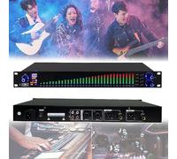 31 Band Dual Channel EQ Equalize,Professional Stereo Equalizer, HD LCD Display, Intelligent Noise Reduction, for Recording Studio