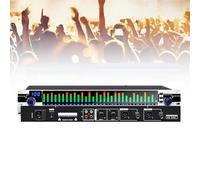 31 Band Graphic Equalizer Digital Audio Equalizer for Professional Sound Systems with 10 Preset Effects and Independent Low Mid Treble Controls