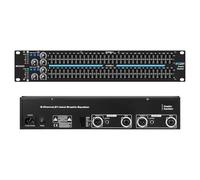 31-Band Graphic Equalizer for Home Stereo Audio System, Professional 2U Dual Channel Equalizer Music EQ Studio Equalization