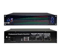 31-Band Graphic Equalizer, Professional Digital Audio Processor, with 10 Preset Effects, Noise Reduction, Low/mid/treble Independent Adjustment, for Recording Studio (A)