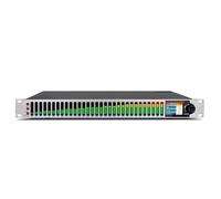 31 Band Stereo Graphic EQ, DSP Professional Digital Audio Equalizer with Spectrum Display & Noise Gate, 2U Rack Mount for Studio Recording, DJ And Live Sound,Silver