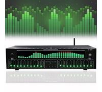 31-Band Stereo Graphic EQ, Professional EQ Equalizer, Bluetooth 5.4 Optical Coaxial Digital Audio Decoding, Noise Reduction, 10 Preset Effect Outputs, for Recording Studio, Bar, Stage