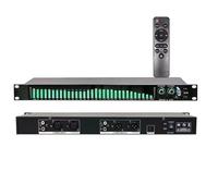 31-Band Stereo Graphic Equaliser, Professional DSP Audio Equaliser with LED Spectrum Display, 21 Preset Effects, Automatic Feedback Suppression, XLR & RCA Inputs/Outputs, Rack Mount Studio