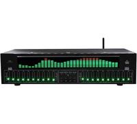 31-Band Stereo Graphic Equalizer, Digital Audio Stereo Graphic EQ, Audio Spectrum Analyser with Noise Reduction, 12 Rhythm Patterns & Dual 10-band Independent Tuning, for Recording Studio