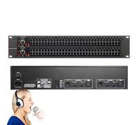 31-Band Stereo Graphic Equalizer, Dual-Channel Professional With Independent Adjustment Of Low/Middle/Treble, for Audio, Stage Performance