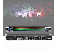 31-Band Stereo Graphic Equalizer with 10 Customizable Preset Result Saves and Independent Adjustment of Low/mid/treble