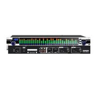 31-Band Stereo Graphic Equalizer With 10 Preset Effects And Low/Mid/Treble Independent Adjustment, LED Spectrum Display, For Recording Studio