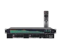 31-Band Stereo Graphic Equalizer with LED Spectrum Display - 21 Preset Effects, Automatic Noise Reduction, Low/Mid/Treble Adjustment, Remote Control for Recording Studio