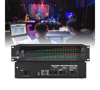 31-band Stereo Graphic, Professional EQ Equalizer, Real-time 31 Frequency Bands + Spectrum Accuracy 99%, High/medium/bass Adjustments, Automatic Noise Reduction,Dual-Channels