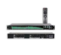 31 Bands Digital Equalizer, Digital Equalizer, with 21 Preset Effects, Low/Mid/Treble Adjustment, Stereo Graphic Audio Equalizer, Automatic Noise Reduction, for Recording Studio