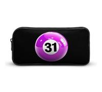 31 Bingo Lottery Ball Portable Pencil Case Pouch Big Capacity Pen Bag for Office Stationery Organizer