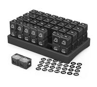 31 Days Pill Box with Lids Products Monthly Organizer Independent Empty Container Case Travel Holiday Divider Lightweight