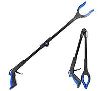 31'' Grabber Reacher Tool Lightweight Folding Trash Picker Garden Nabber 360 Rotating Arm Extension Grabbers Handicapped Accessories Assistive Tool for Grasping for the Elderly (Blue)