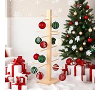 31 Inch Christmas Ornament Display Tree Centerpieces for Tables Ornament Tree Stand Holder Tabletop Artificial Tree for Wedding Anniversary Birthday Farmhouse Party Home Decor