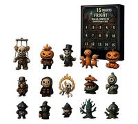 31 Nights of Fright Halloween Advent Calendar 2025, Countdown Box with Scary Doll Collectible Horror Figures, Mini Hanging Charms Spooky Decorations for Halloween Countdown
