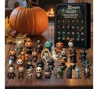 31 Nights Of Fright Halloween Countdown Calendar, 2025 Halloween Advent Calendars, HalloweenHorror FiguresCalendar, HalloweensScary 3D Ornament Collectible Horror Figures, 31 Days Spooky Ugly Dolls