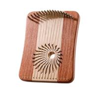 31 String Lyre Harp, Portable Finrplay Instrument for Beginners & Pros. Solid Maple Body, Warm Tone, Includes Tuner & Bag. Cact 265x200mm Design for Easy Travel and Practice