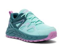 Trespass Unisex Kids Trainers Lorella - Waterproof Membrane, Gusseted Tongue, Lace-Up Fastening, Contoured Grip Sole, Mesh/PU Upper, Textile Lining, TPR Outsole Teal