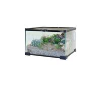 Komodo Nano Habitat with Secure Sliding Mesh Lid & Waterproof Raised Base Stackable for Hatchlings, Snakes & Amphibians