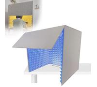 31"x31" Portable Vocal Recording Booth, Desktop Soundproof Cover, Microphone Isolation Shield, Sound Isolation Booth Room, Decreasing Noise, For Home Office And Studio