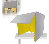 31"x31" Portable Vocal Recording Booth, Desktop Soundproof Cover, Microphone Isolation Shield, Sound Isolation Booth Room, Decreasing Noise, For Home Office And Studio