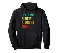 31 Years Old Awesome Since August 1994 31st Birthday Gifts Pullover Hoodie