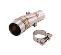 310/370/440mm Motorcycle Exhaust Pipe For Kawasaki For Ninja For Z250 250 300 13-16 51MM Muffler Exhaust Middle Link Pipe DB Killer Exhaust Pipe Silencer(XS)
